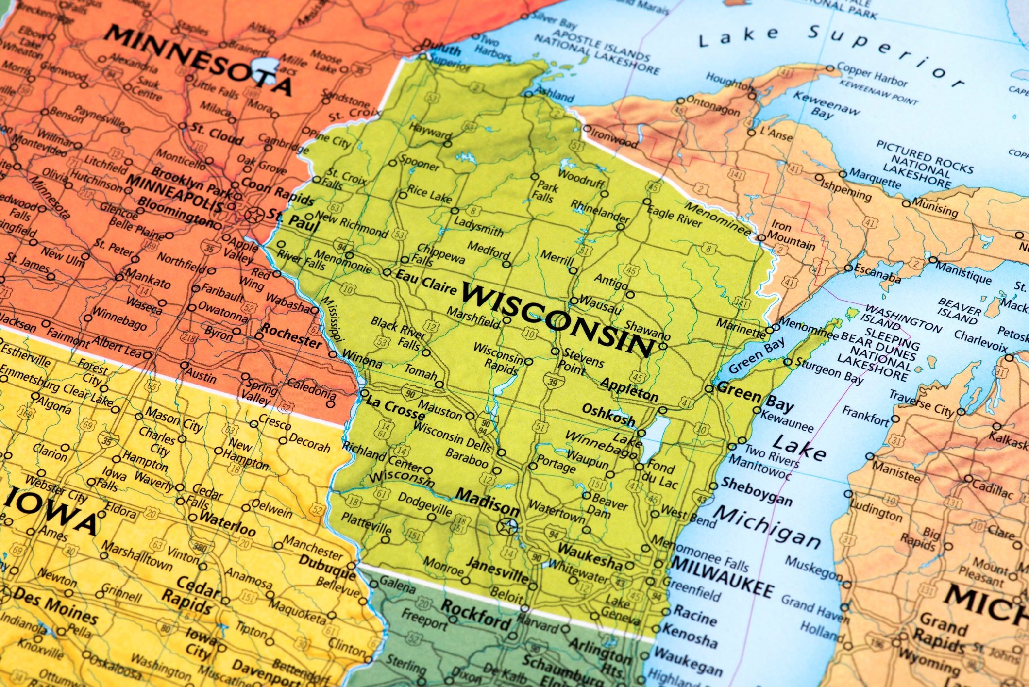 Vintage-style map image for world planning inspiration